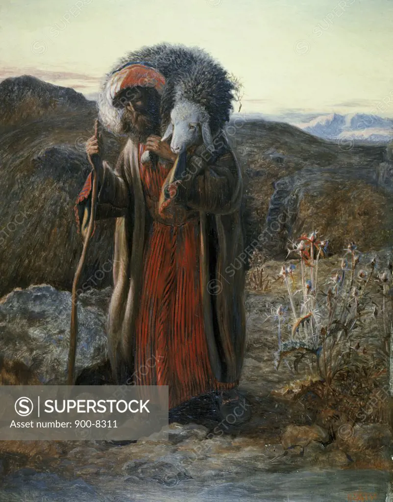 The Lost Sheep James Webb (1825-1895 British) 