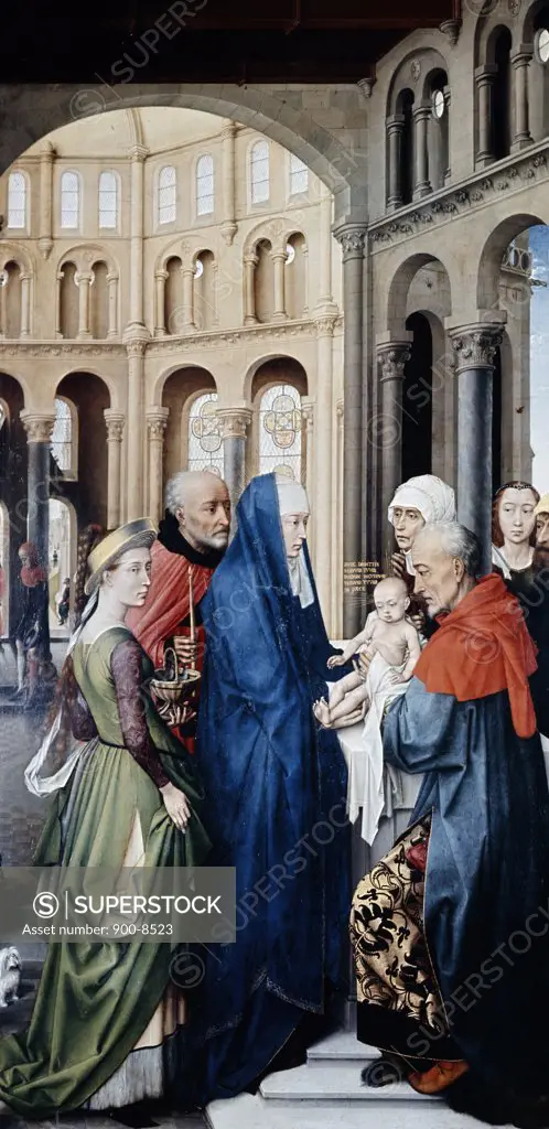Presentation at Temple by Rogier Van Der Weyden, (c.1399-1464)