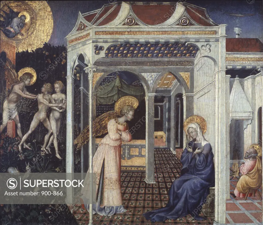 The Annunciation  Giovanni di Paolo di Grazia (d.1482 Italian)  National Gallery of Art, Washington D.C 