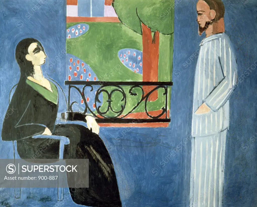 Russia, St. Petersburg, Hermitage Museum, Conversation by Henri Matisse, oil on canvass, 1909, (1869-1954),