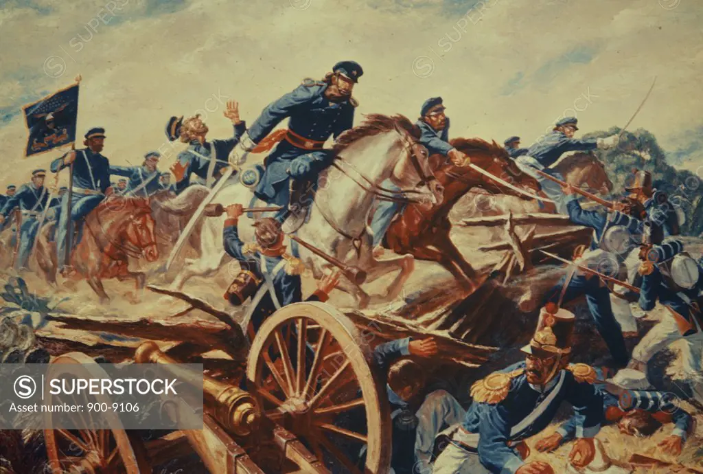 Opening Battle of Mexican War at Resaca de la Palma, Texas May 9th 1846 American History