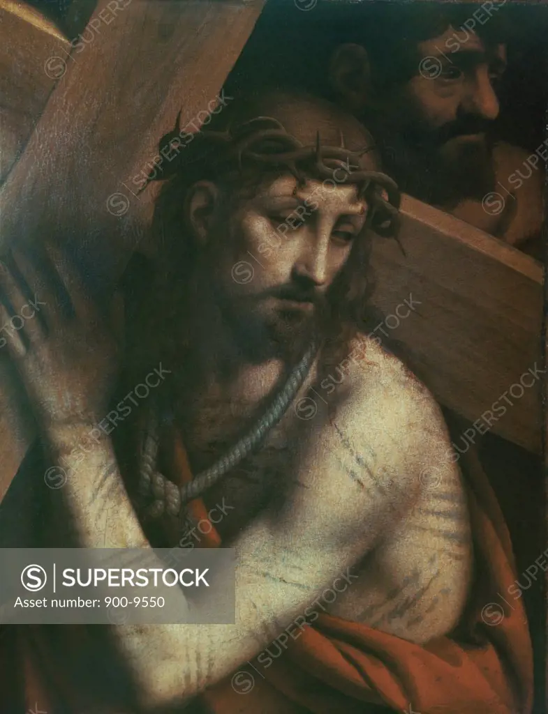 Christ Bearing His Cross Bernardino Luini (ca.1480-1532 Italian)