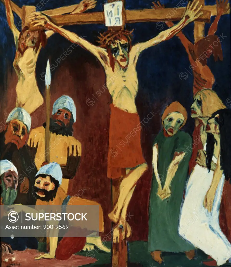 Crucifixion by Emil Nolde, 1867-1956