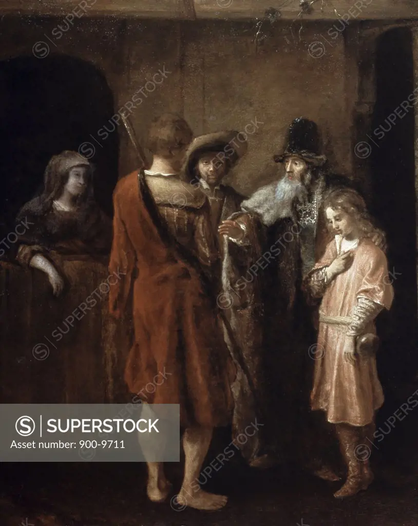 Farewell Of Benjamin Carel Fabritius (1622-1654 Dutch)