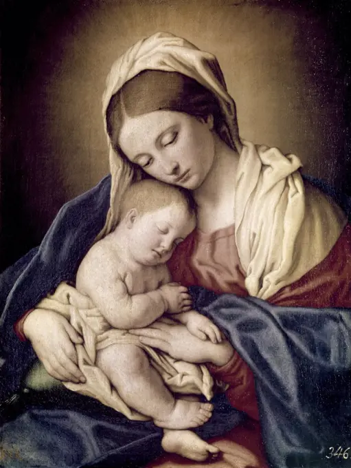 Madonna & Child Sassoferrato (1609-1685/Italian) 