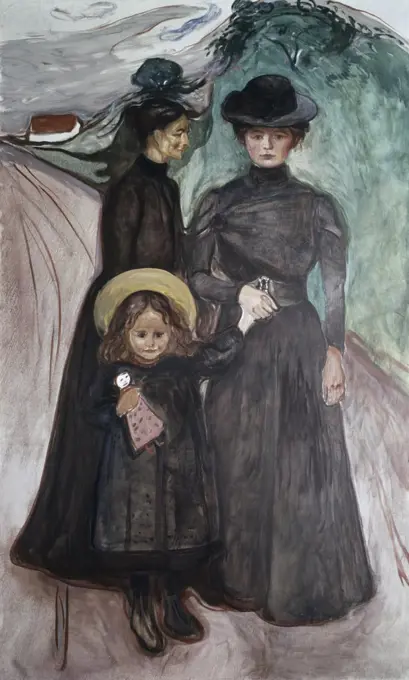 Boch Family by Edvard Munch, 1863-1944