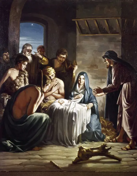 Adoration of the Shepherds, Artist Unknown