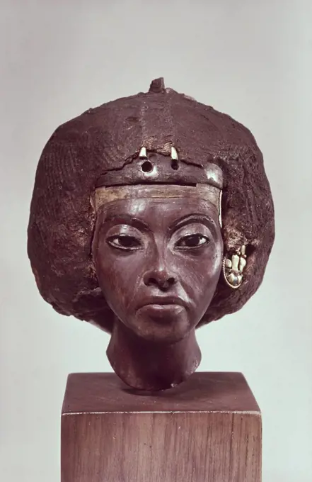Queen Tiy ca. 1352 BCE (18th Dynasty) Egyptian Art Staatliche Museen Preussischer Kulturbesitz, Berlin, Germany 