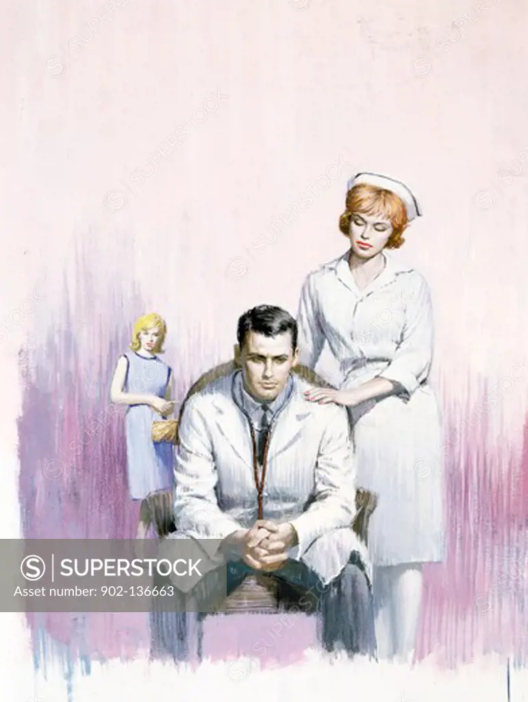 Doctor and a nurse in a hospital
