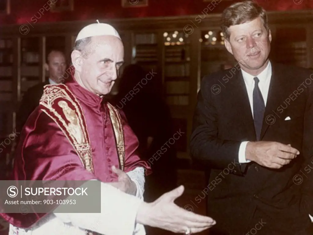 John F. Kennedy and Pope Paul VI