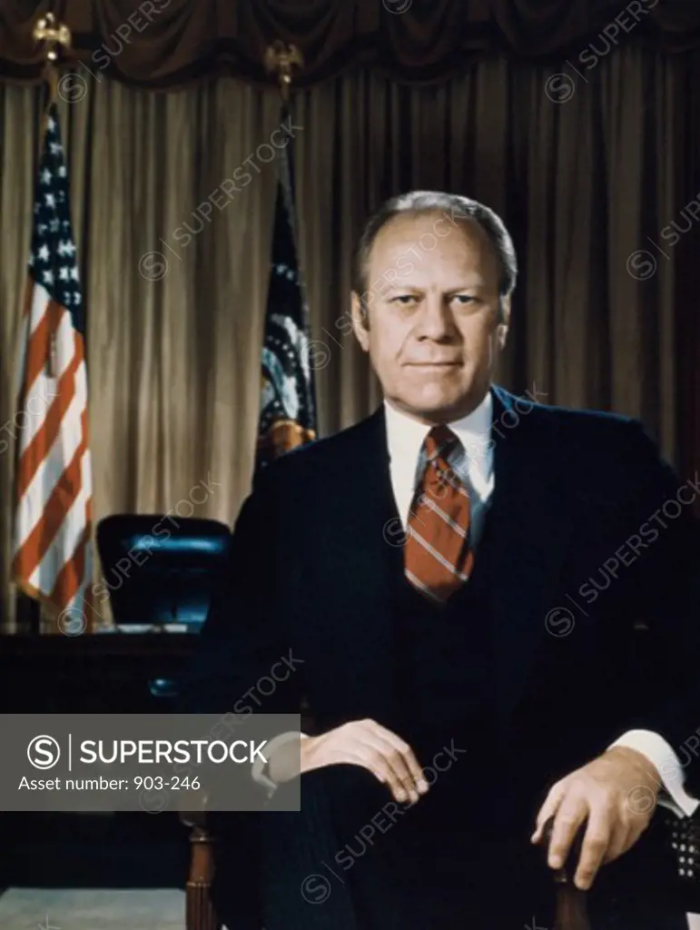 Gerald Ford, 38th President of The United States, (b.1913)