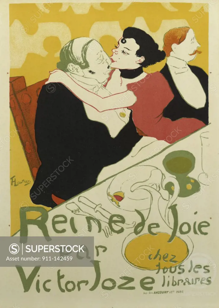 Queen of Joy by Victor Joze Henri de Toulouse-Lautrec (1864-1901/French) 