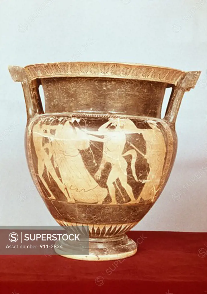 Attic Red-Figure Krater Vase  Greek Art(- )  