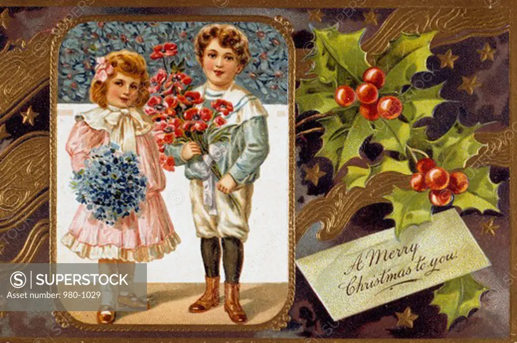 A Merry Christmas to You Nostalgia Cards