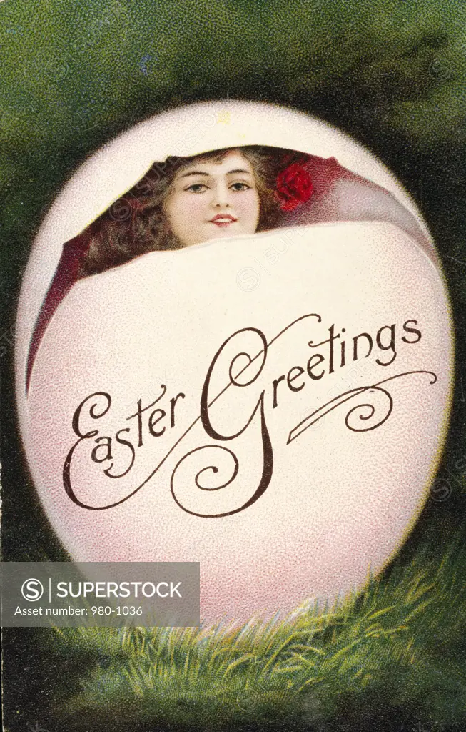 Easter Greetings, Nostalgia Cards, 1900