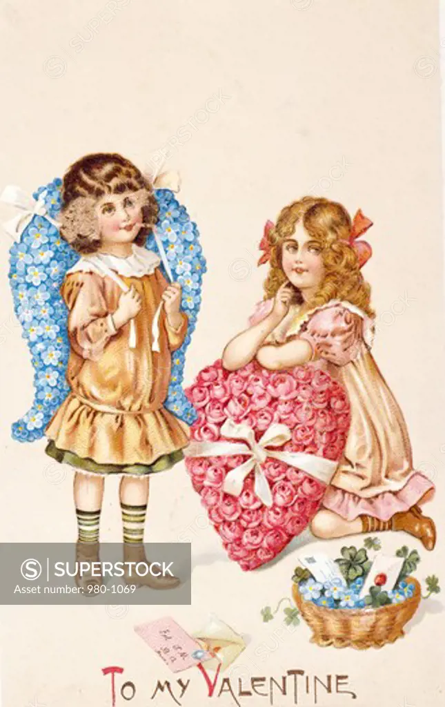 To My Valentine, Nostalgia Cards, 1900
