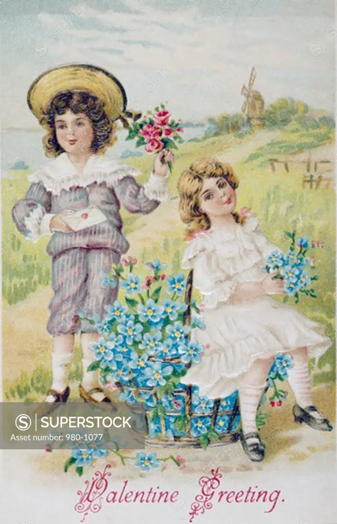 Valentine Greeting, Nostalgia Cards, 1900