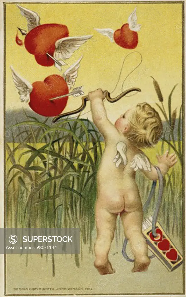 St. Valentine's Greeting 1912 Nostalgia Cards 