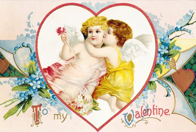 To My Valentine, Nostalgia Cards, 1900