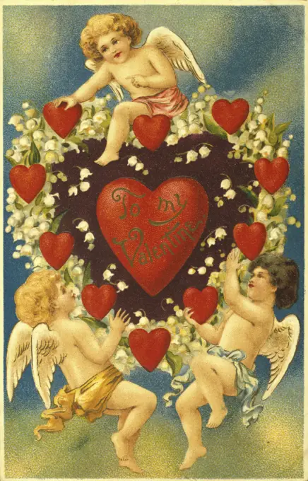 To My Valentine ca.1900 Nostalgia cards 