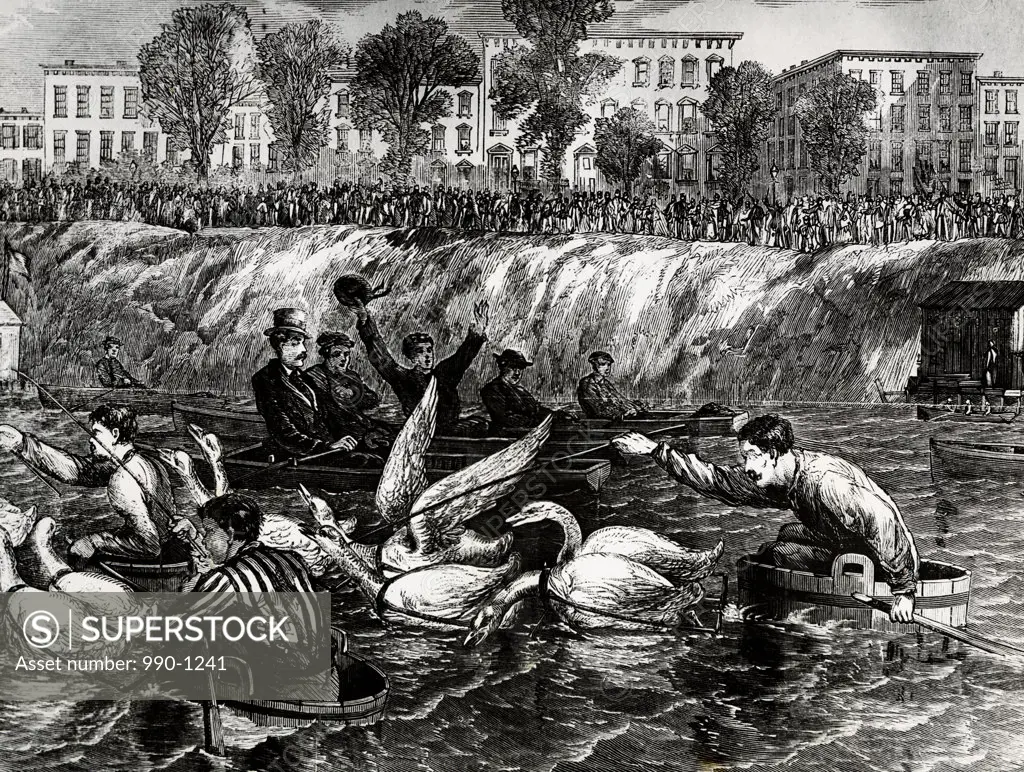 Goose Race, September 23, 1869
