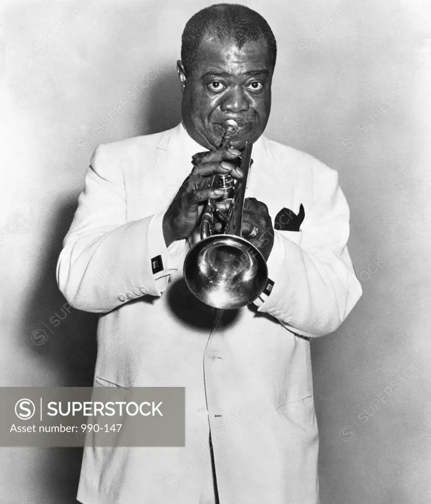 Louis Armstrong, American Jazz Trumpeter, (1900-1971)