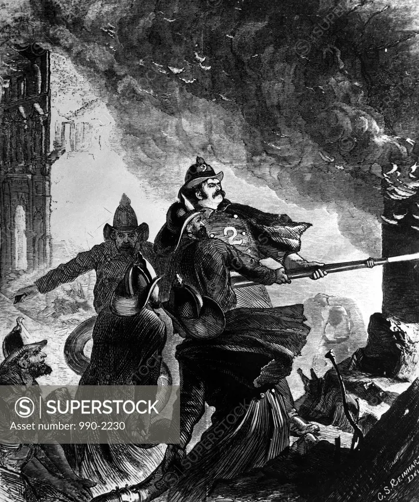 The Great Boston Fire: The Heroic Fight of the Firemen, November 9, 1872