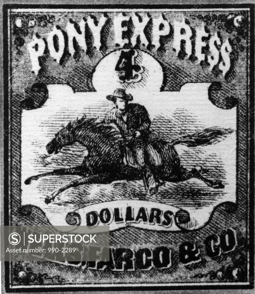 Pony Express, print