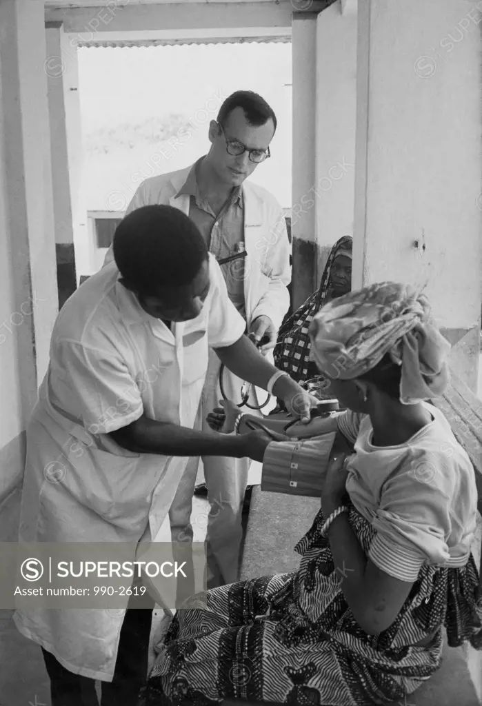 Peace Corps Volunteer Doctor working to develop a municipal hospital into a modern medical complex Sokode, Togo