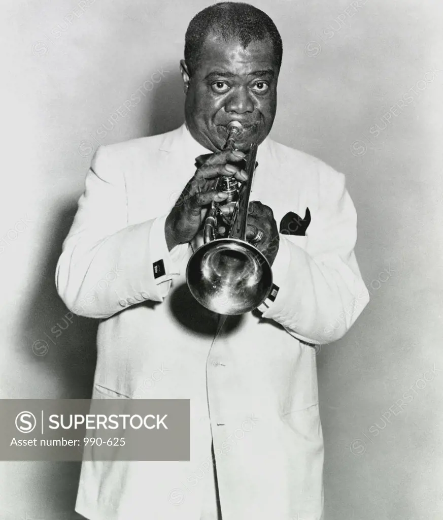 Louis Armstrong American Jazz Trumpeter (1900-1971) 