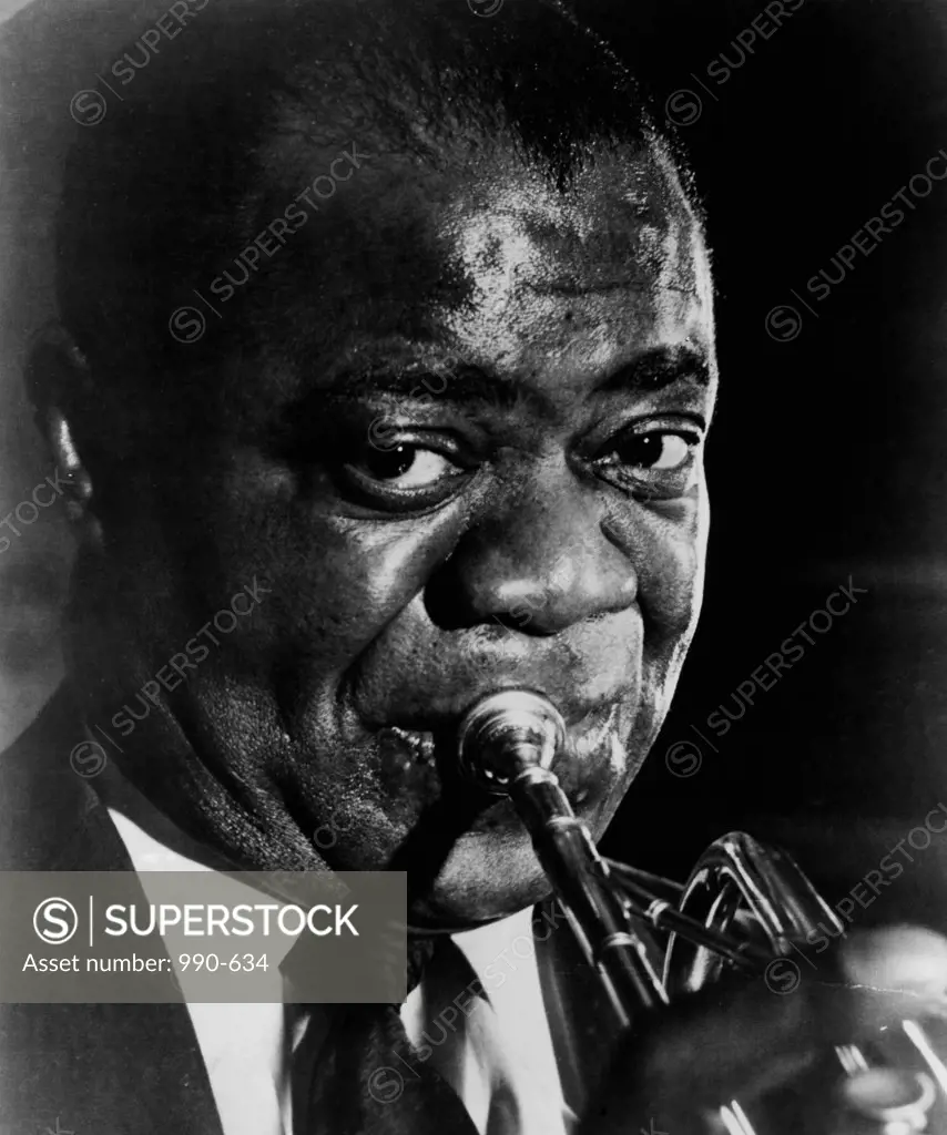Louis Armstrong American Jazz Trumpeter (1900-1971)