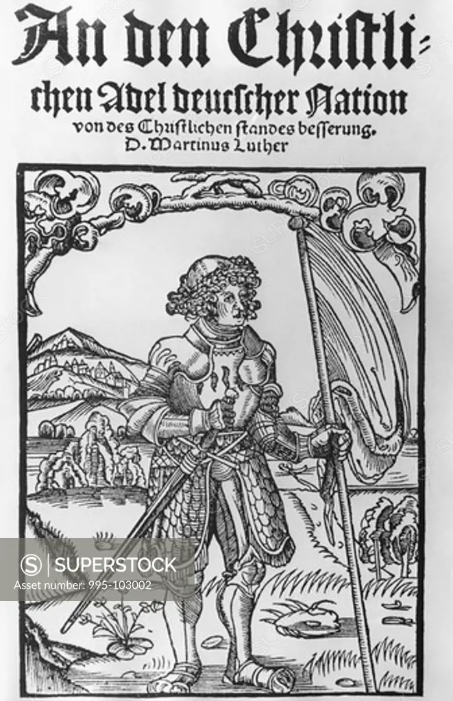 Martin Luther: Defiant Monk, unknown artist, illustration