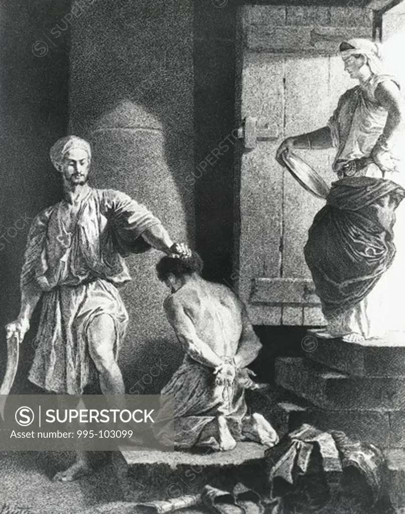 John The Baptist Beheaded in Prison Artist Unknown
