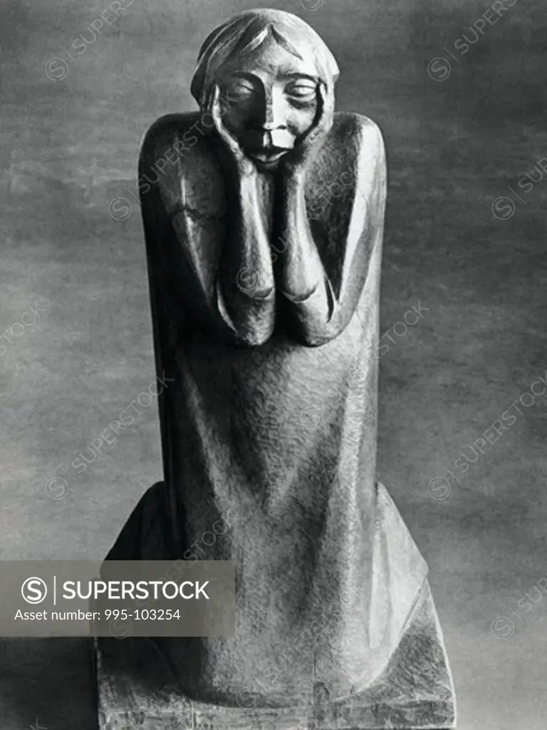 Weeping Woman, Ernst Barlach, (1870-1938 German)