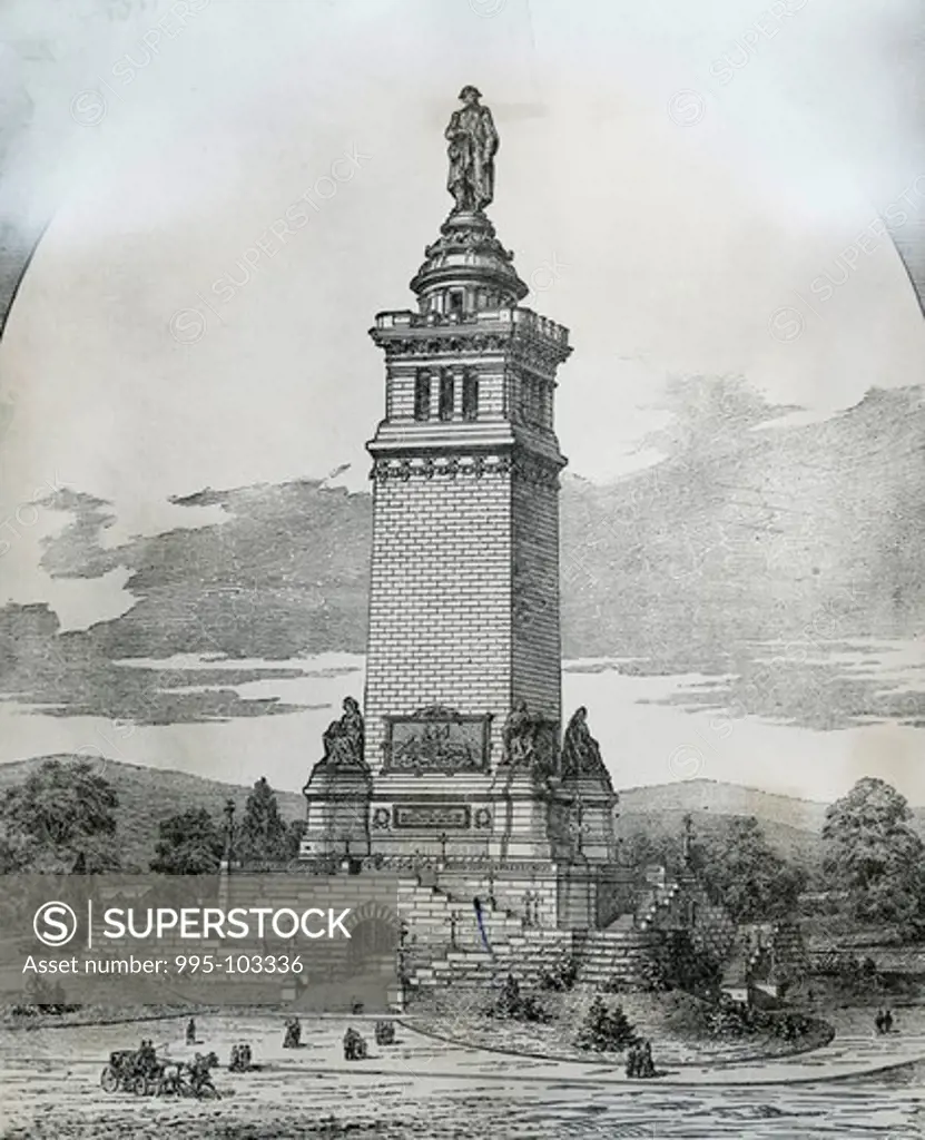 Proposal For Washington Monument, 19th Century, Artist Unknown