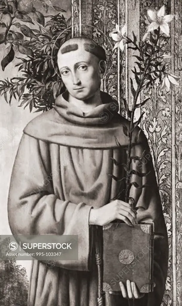 Saint Anthony Giovanni Battista Moroni (ca.1525-1578 Italian)