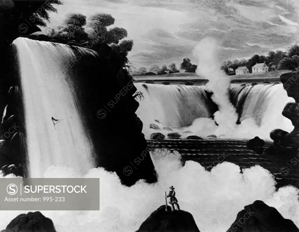 Niagra Falls by Thomas Chambers, ca.1807-1866