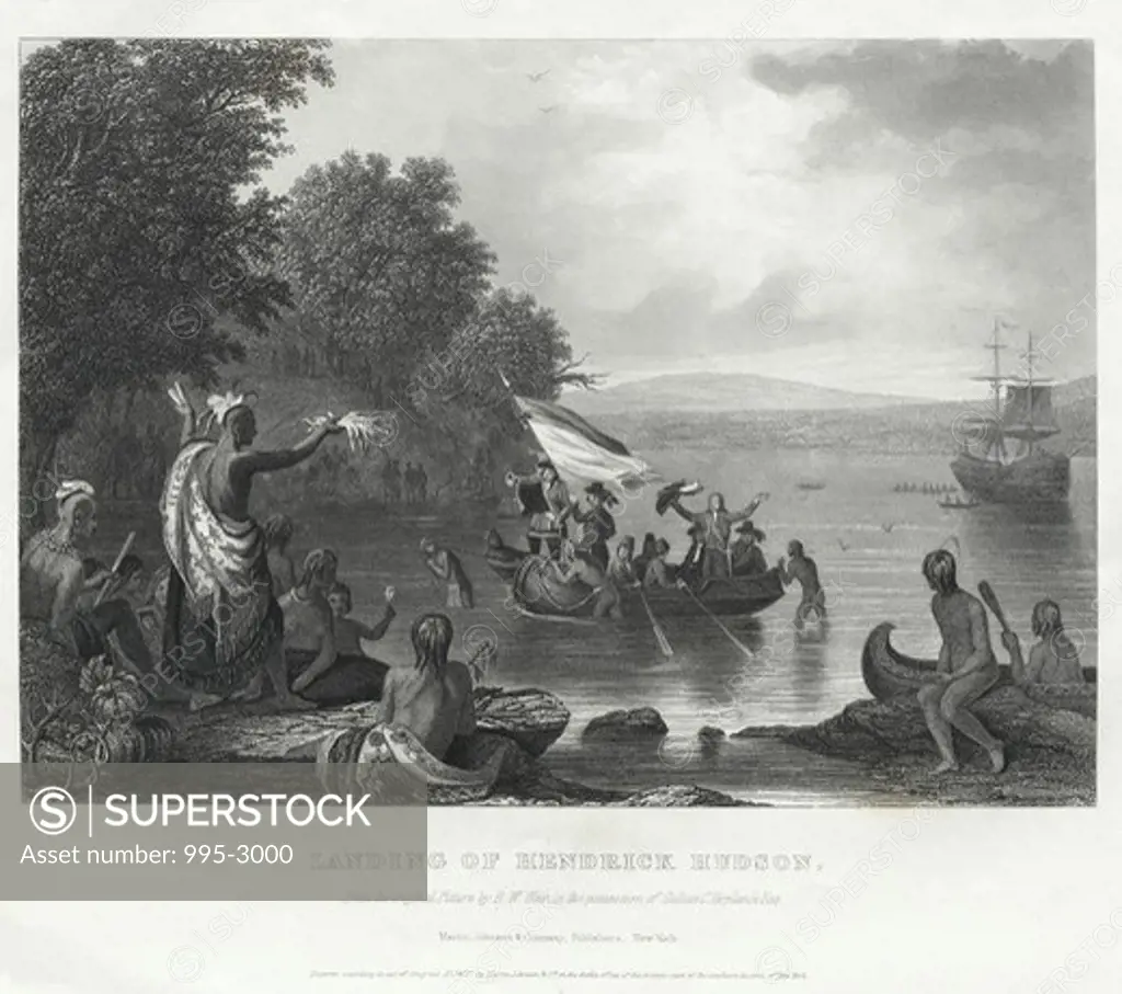Landing of Hendrick Hudson Robert Walter Weir (1803-1889 American)