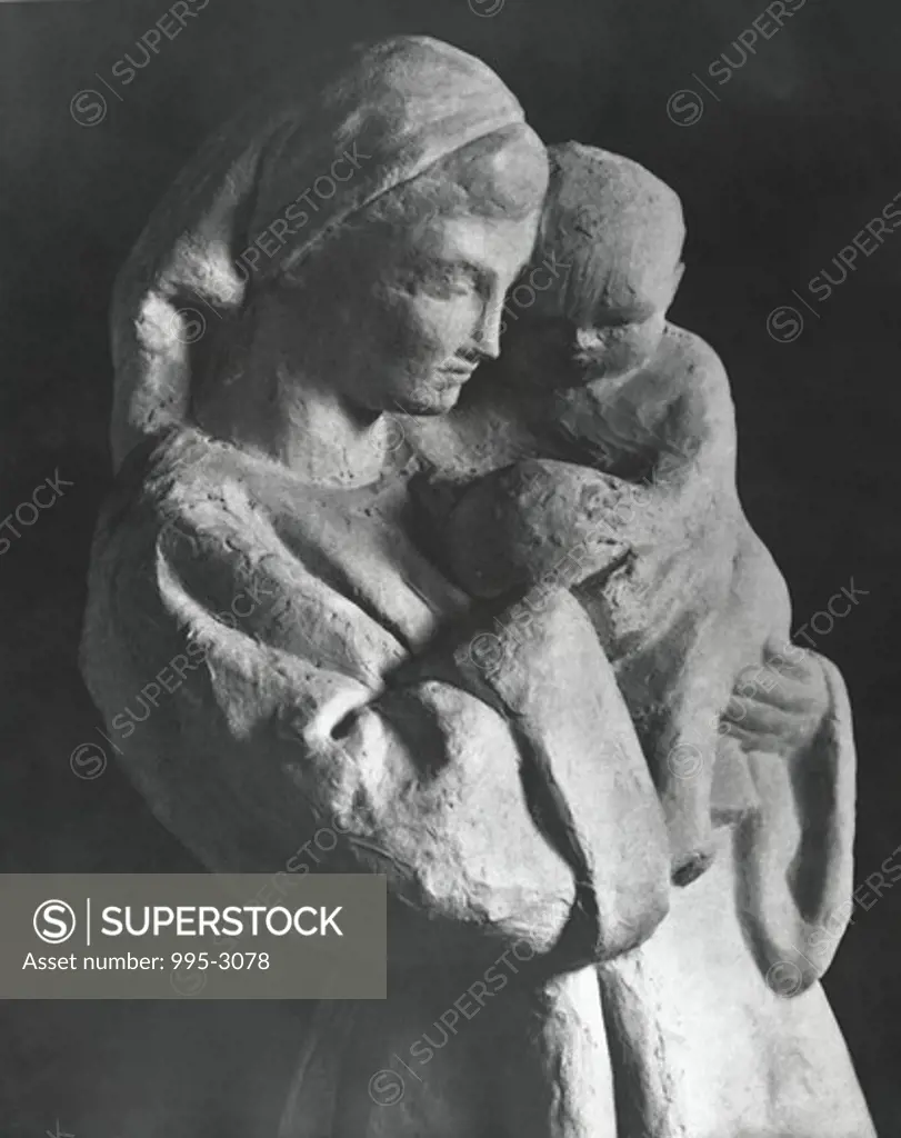 Our Lady of Peace by Simonne Sautet, sculpture
