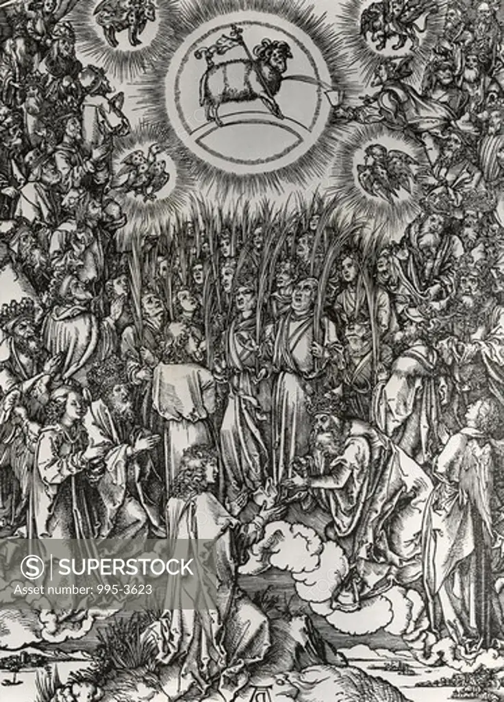 Adoration of the Lamb Albrecht Durer (1471-1528 German)