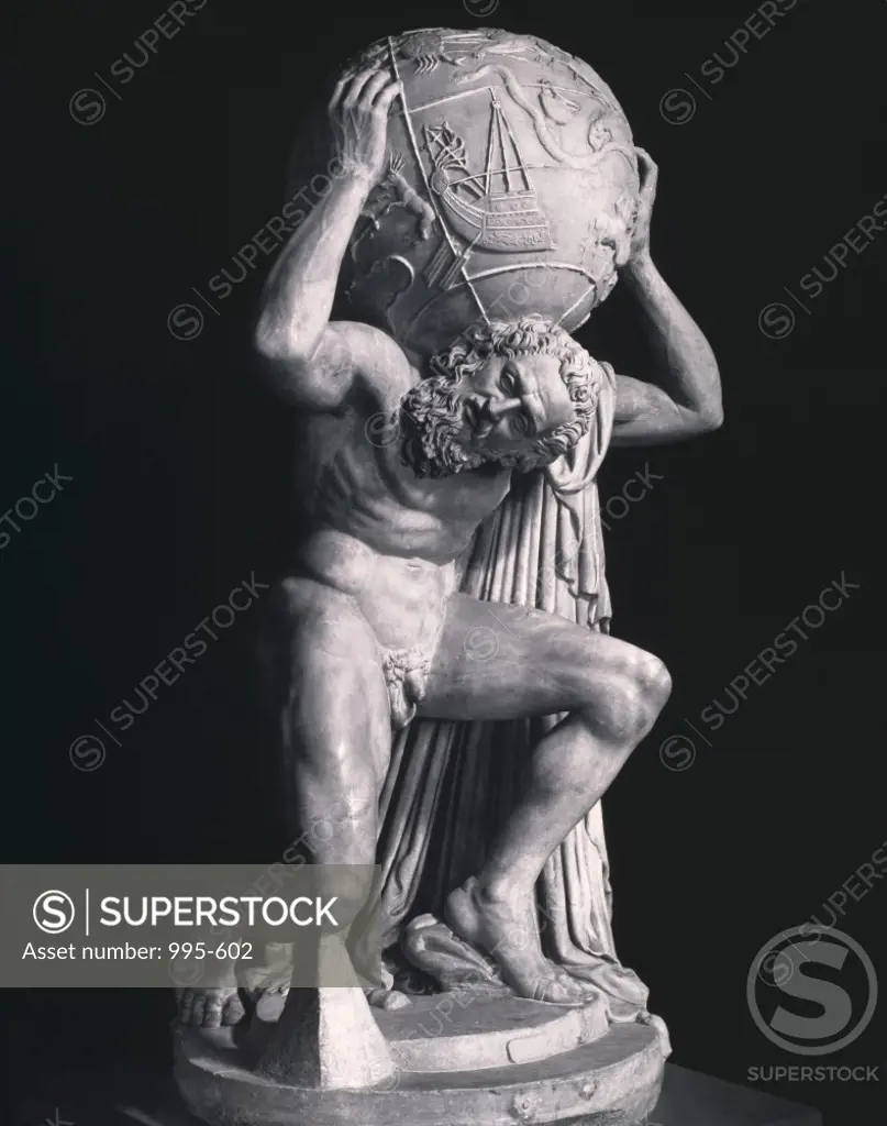 Atlas  Sculpture  Palazzo Farnese  Farnese Gallery, Rome   