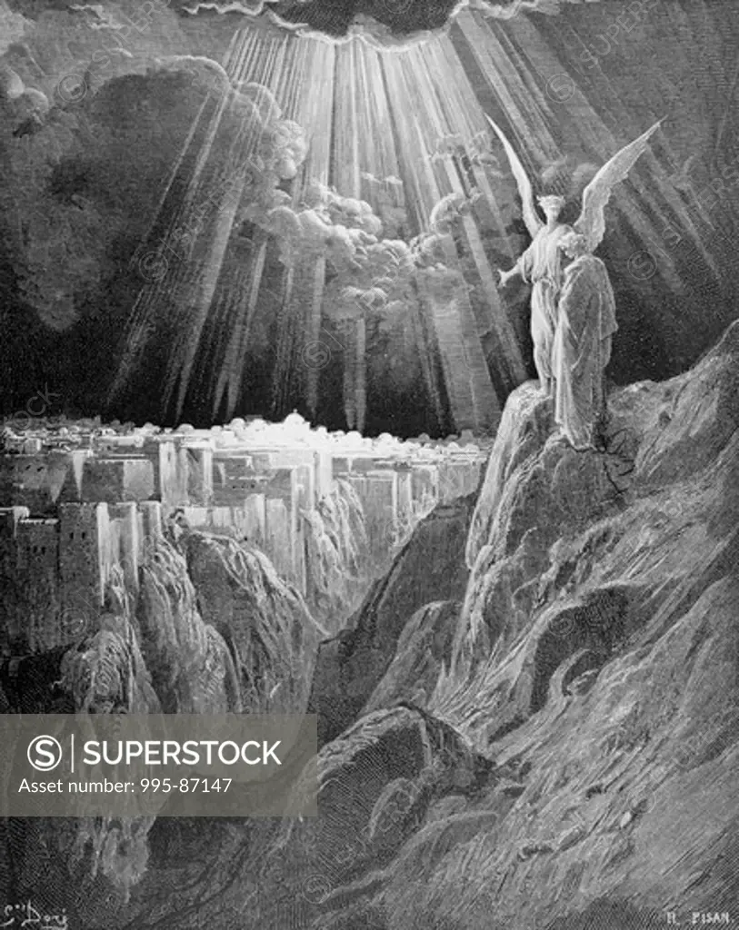 The Heavenly Jerusalem by Gustave Dore, 1832-1883
