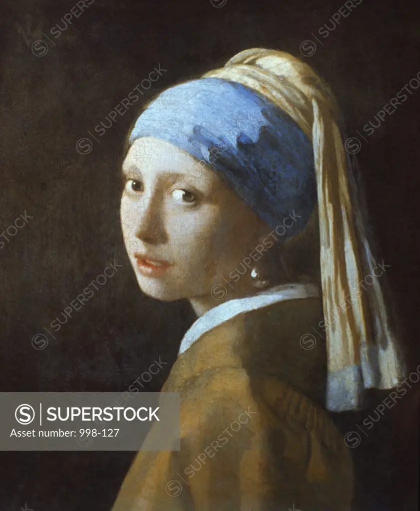Girl With A Pearl Earring 1665 Jan Vermeer (1632-1675/Dutch) Oil on canvas Mauritshuis, The Hague, Holland 