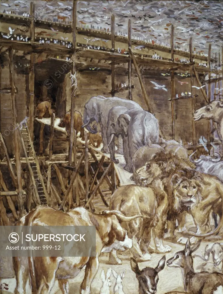 Animals Enter the Ark James Tissot (1836-1902/French) Oil on canvas Jewish Museum, New York
