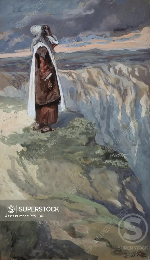 Moses Sees the Promised Land From Afar James Tissot (1836-1902  French) Jewish Museum, New York City