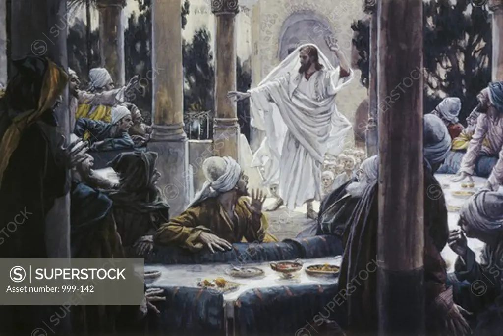 Christ Reproving the Pharisees James Tissot (1836-1902/French)