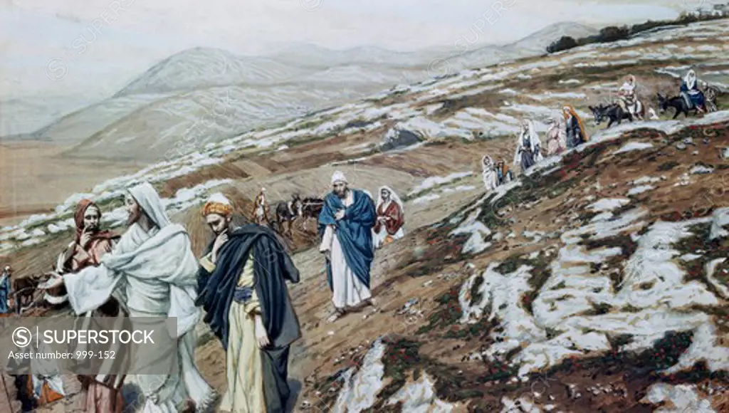 Jesus on His Way to Galilee James Tissot  (1836-1902/French)