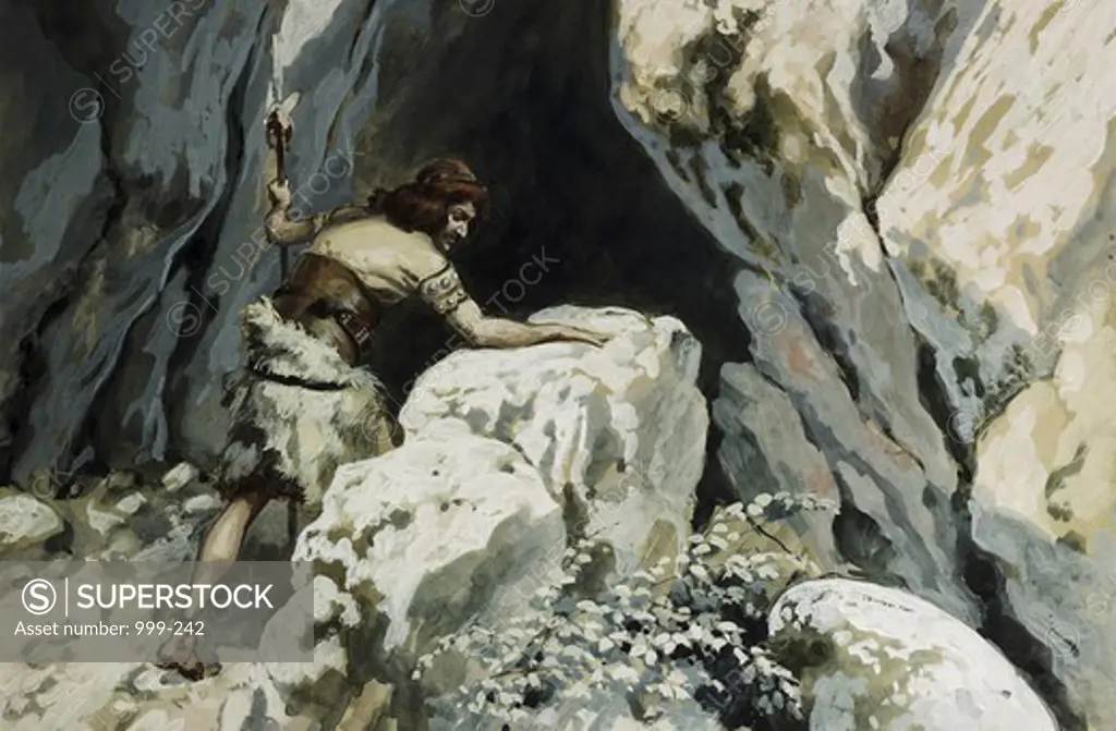 David Goes to the Cave of Abdullam James Tissot (1836-1902 French) Jewish Museum, New York