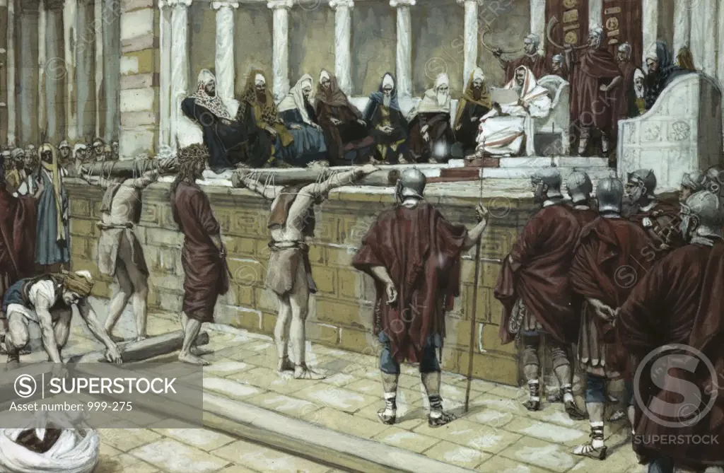 Pilate Announces Judgement from the Gabbatha James Tissot (1836-1902 /French)