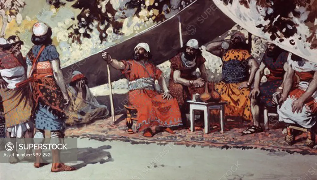 Ben-Hadad and the Kings Drinking in the Tent James Tissot (1836-1902 French) Jewish Museum, New York, USA